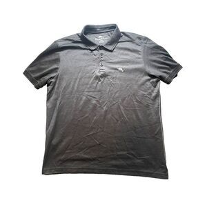 Tommy Bahama Shirt Adult Large Black Preppy‎ Marlin Fish Golf Polo Sporty Mens